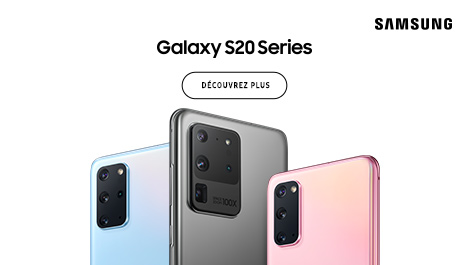 Samsung galaxy S20 Series. Découvrez plus
