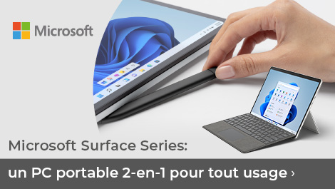 Microsoft surface series: un pc portable 2 en 1 pour tout 