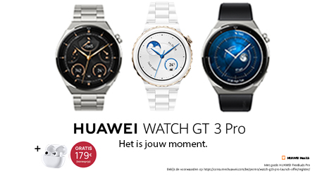 Huawei Watch GT 3 Pro - Freebuds Pro cadeau