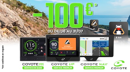 Coyote - Promotion dété 100€