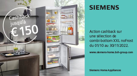 Siemens - Jusquà €150 cashback