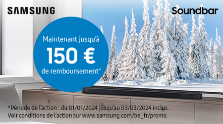 Samsung - Jusquà 150€ cashback
